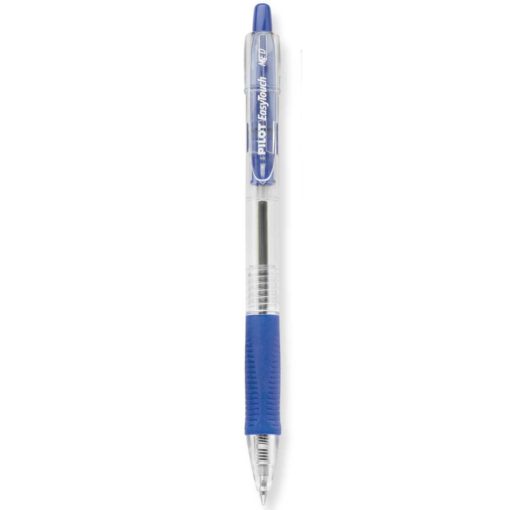Pilot EasyTouch Retractable Ballpoint Pen, Blue Ink, Fine Tip