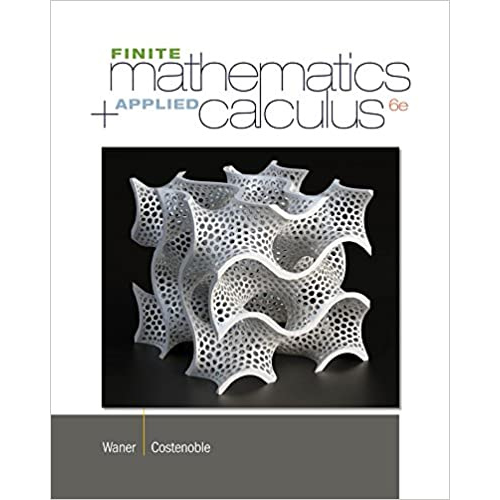 Finite Mathematics and Applied Calculus, 6th Edition