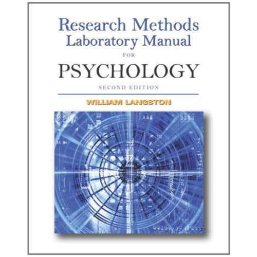 Research Methods Laboratory Manual For Psychology