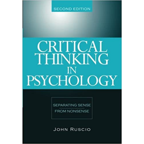 teaching critical thinking in psychology a handbook of best practices