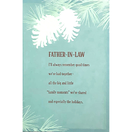 To My Father-In-Law