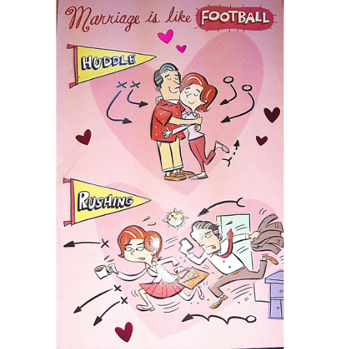 Marriage Is Like FOOTBALL