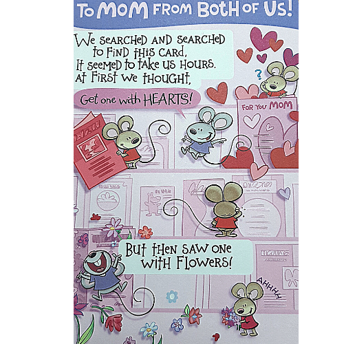To Mom From Both OF Us!