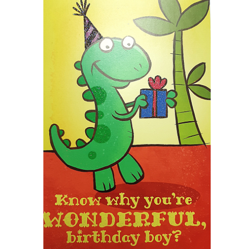 Wonderful, Birthday Boy