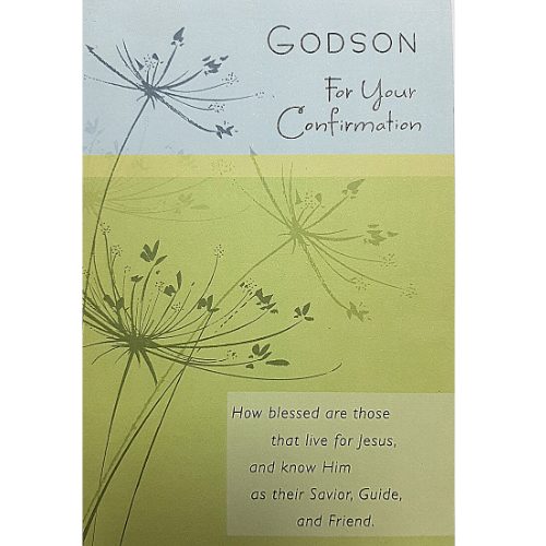 Godson For Your Confirmation