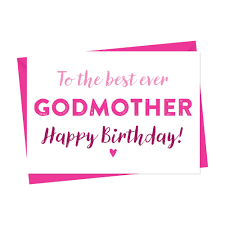 Birthday Card for Godmother