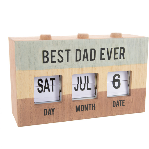 Best Dad - Perpetual Desk Calendar