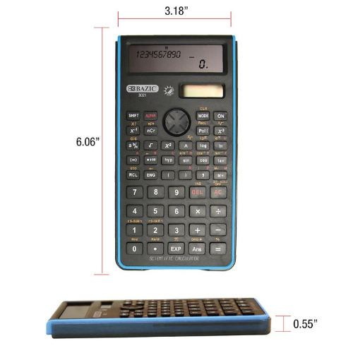 Scientific Calculator, 240 Function, Asst. Colors - Image 3