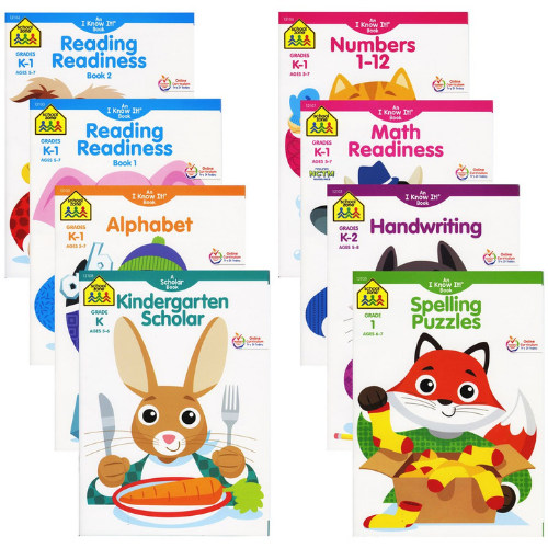 School Zone Assorted Workbooks