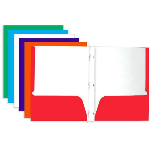 Portfolios w/3-Prong Fasteners, Laminated