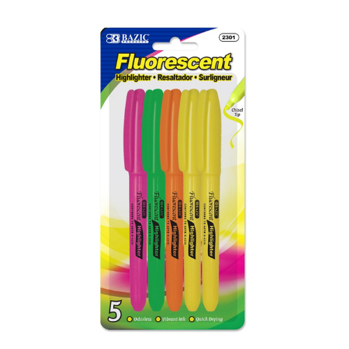 Highlighters (5/Pack)