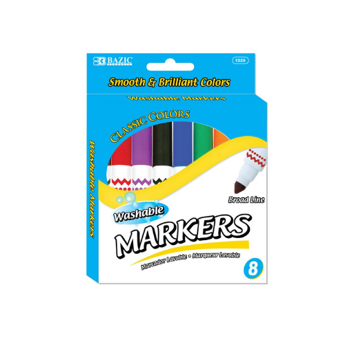 Markers, Washable Broad Line (10/Pack)