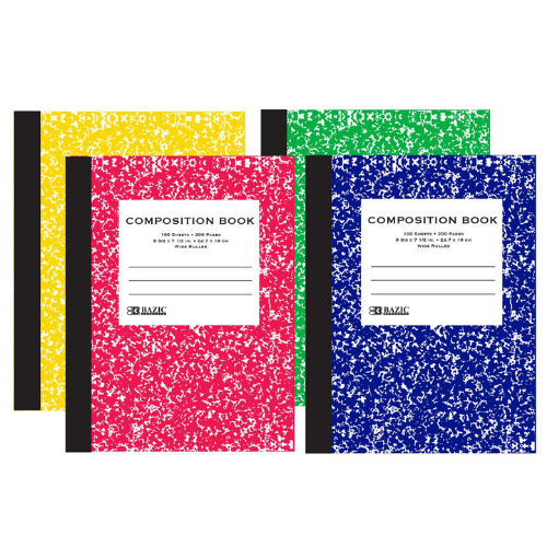 Composition Book, Wide Ruled