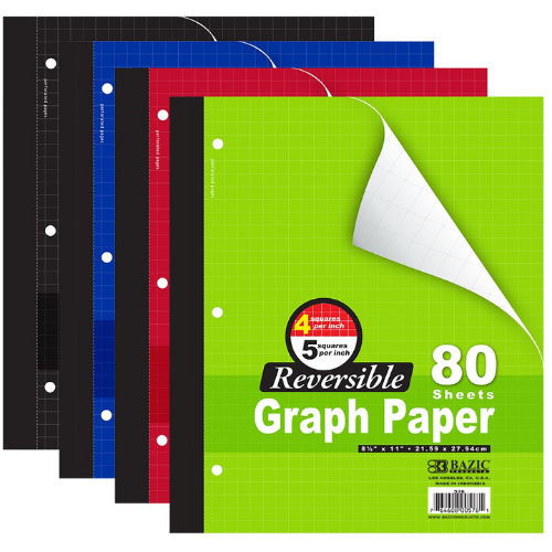 Notebook, Quad Ruled (Graph Paper)