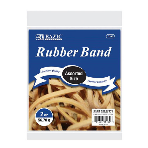 Rubber Bands, 2oz./ 56.70g