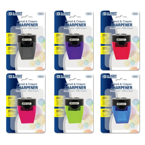 Pencil Sharpener w/Receptacle