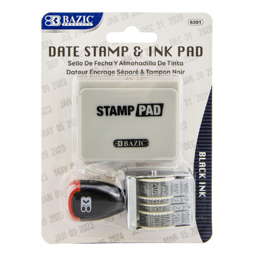 Stamp & Ink Pad, Date