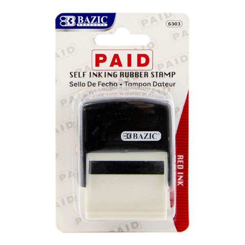 Stamp, Self-Inking, Paid