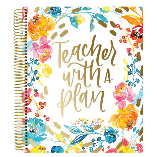 Teacher Planner + Calendar, Teacher with a Plan