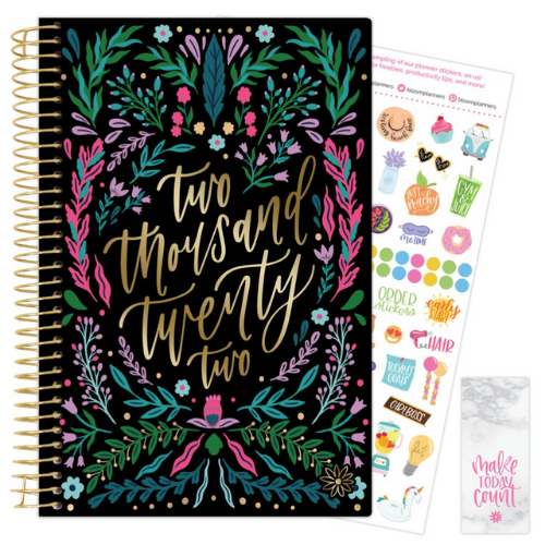 2022 Soft Cover Daily Planner & Calendar - Botanical