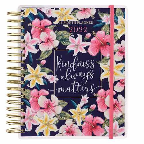 2022 Kindness Always Matters Wirebound 18 Month Planner