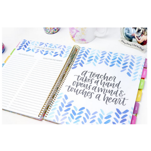 Teacher Planner + Calendar, Chalkboard - Image 2