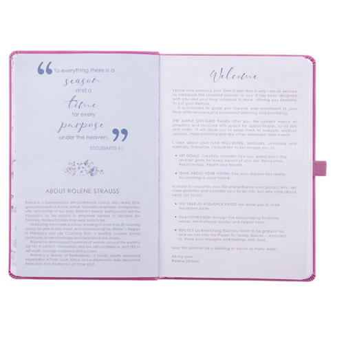 Strauss Undated Planner - Faux Leather - Image 3