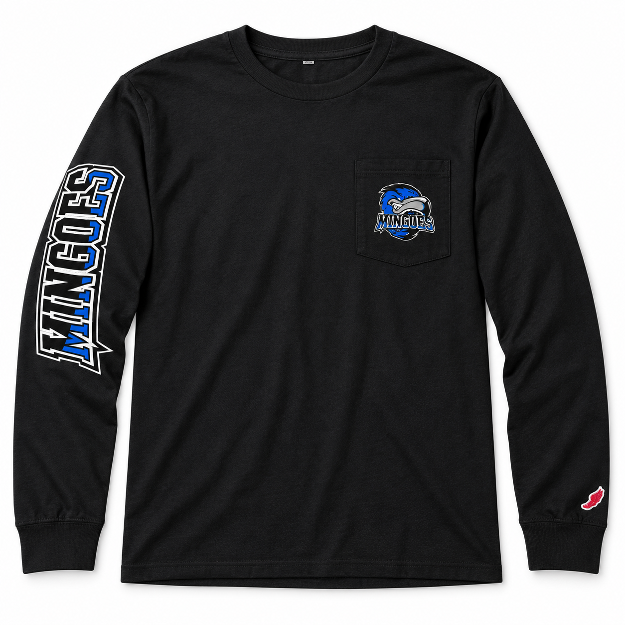 League Mingoes Long Sleeve Pocket Tee - Image 4