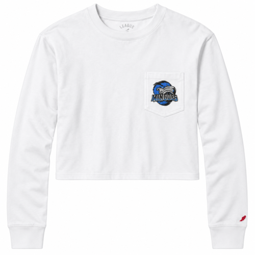 League Mingoes Cropped Long Sleeve Pocket Tee - Image 3