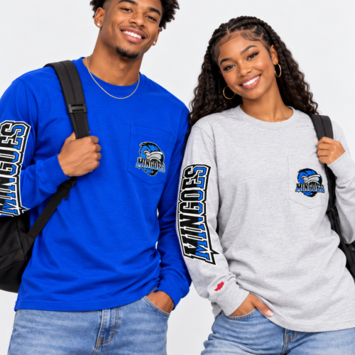 Alternative view of League Mingoes Long Sleeve Pocket Tee
