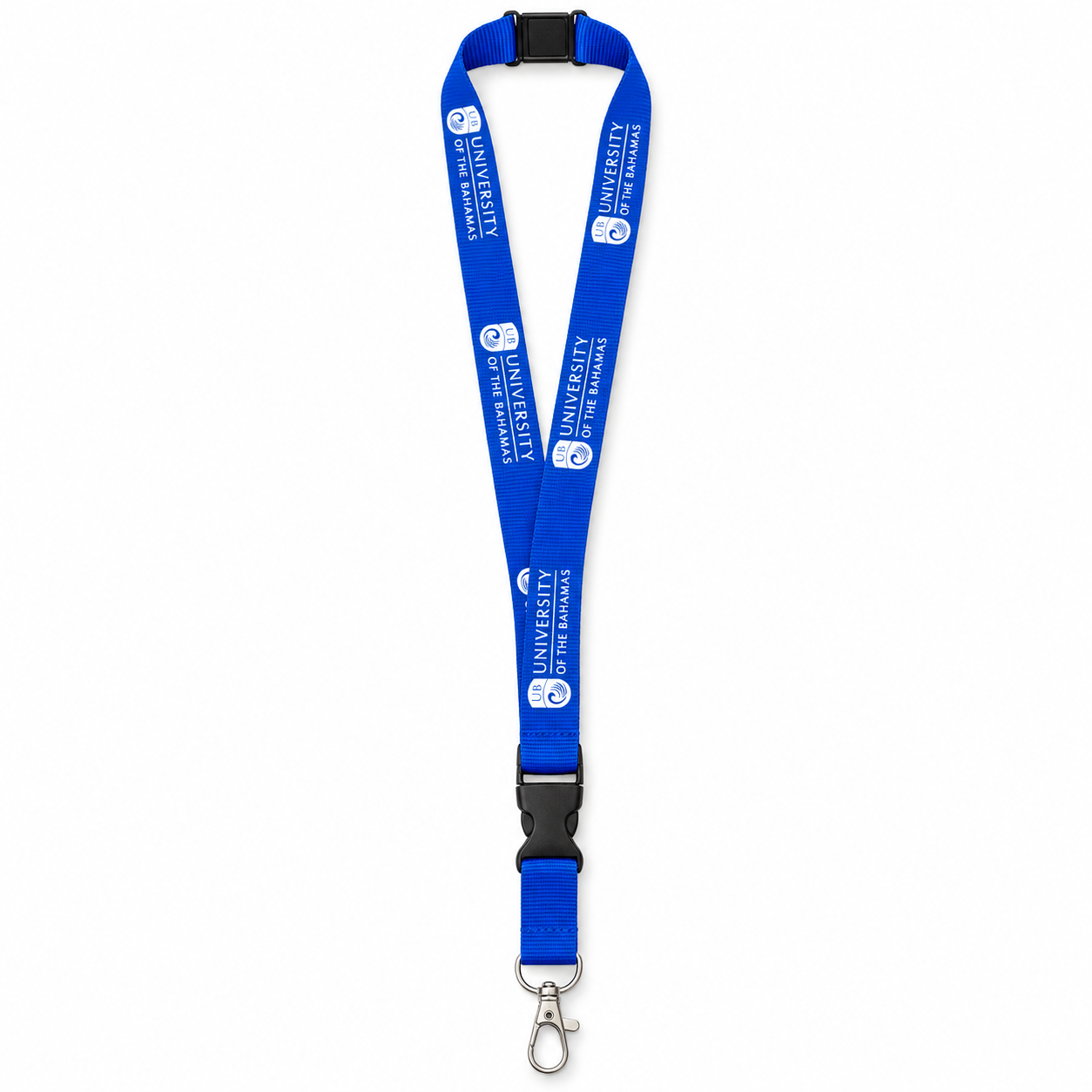 UB Royal Blue Lanyard with Clip